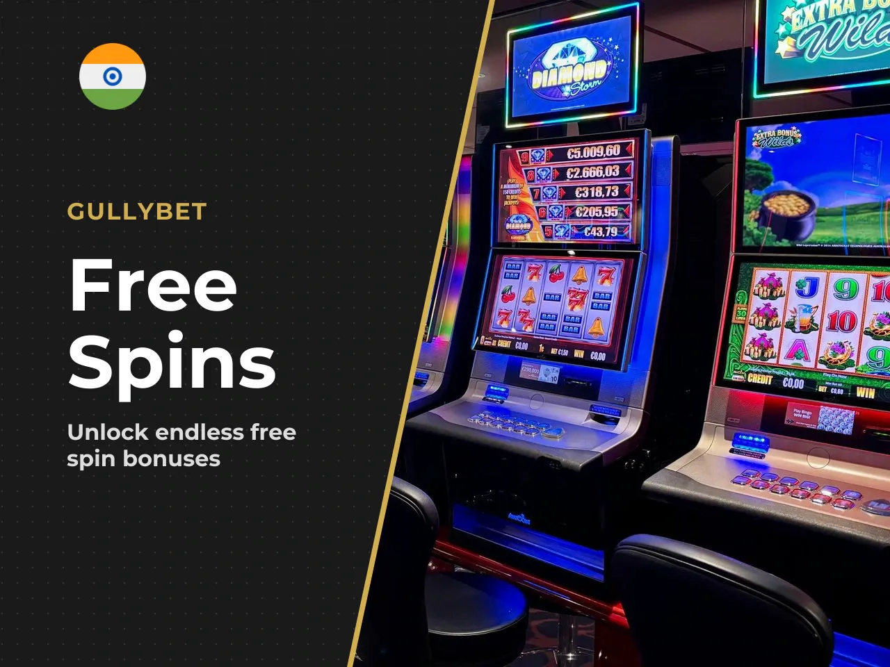 During free spins, landing 3 or
