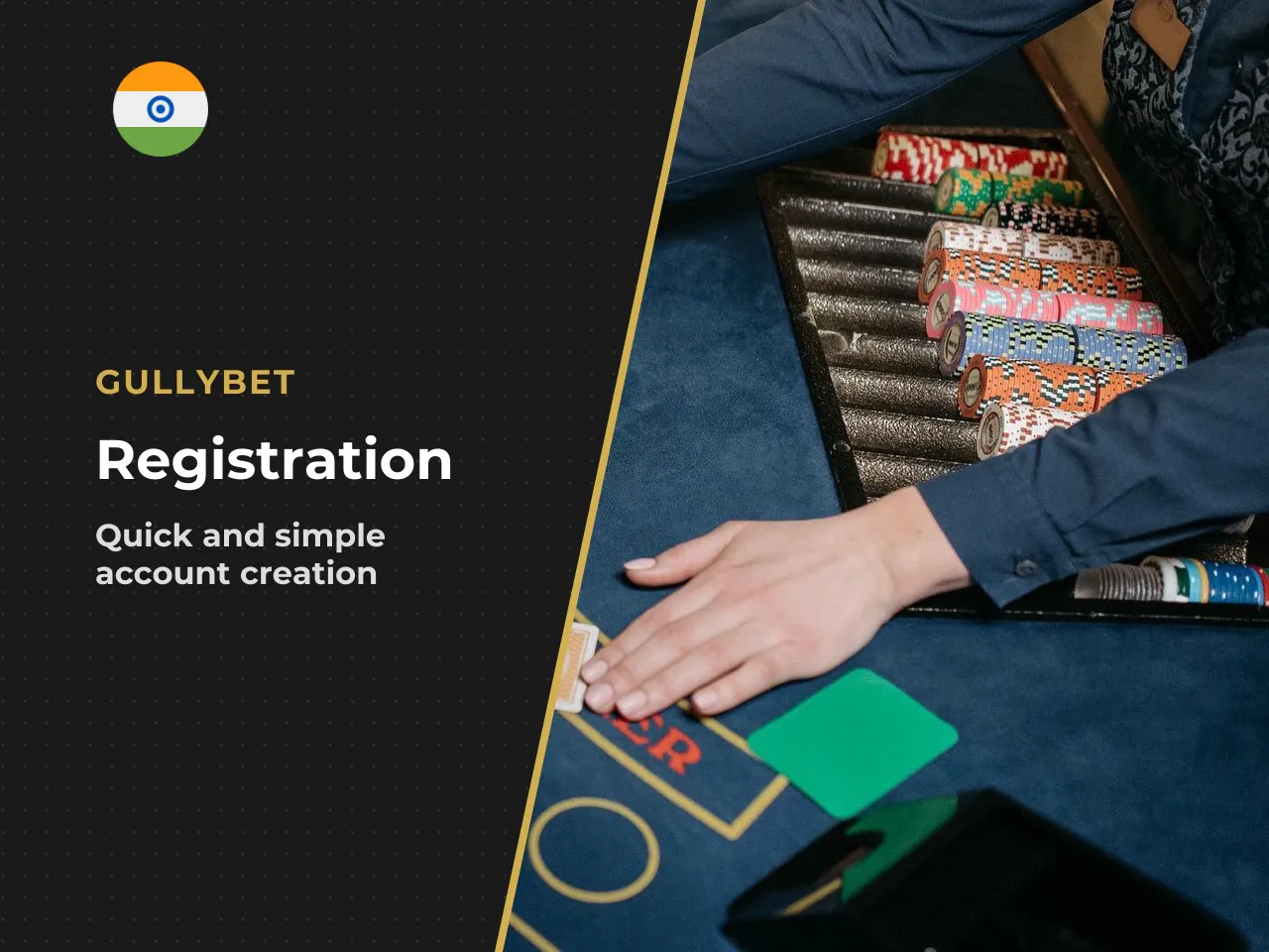 Register on the Website or Continue